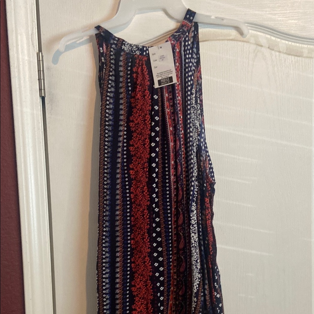 Colorful Striped Halter Shirt